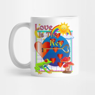 Love Is The Key (Tie Dye) Mug